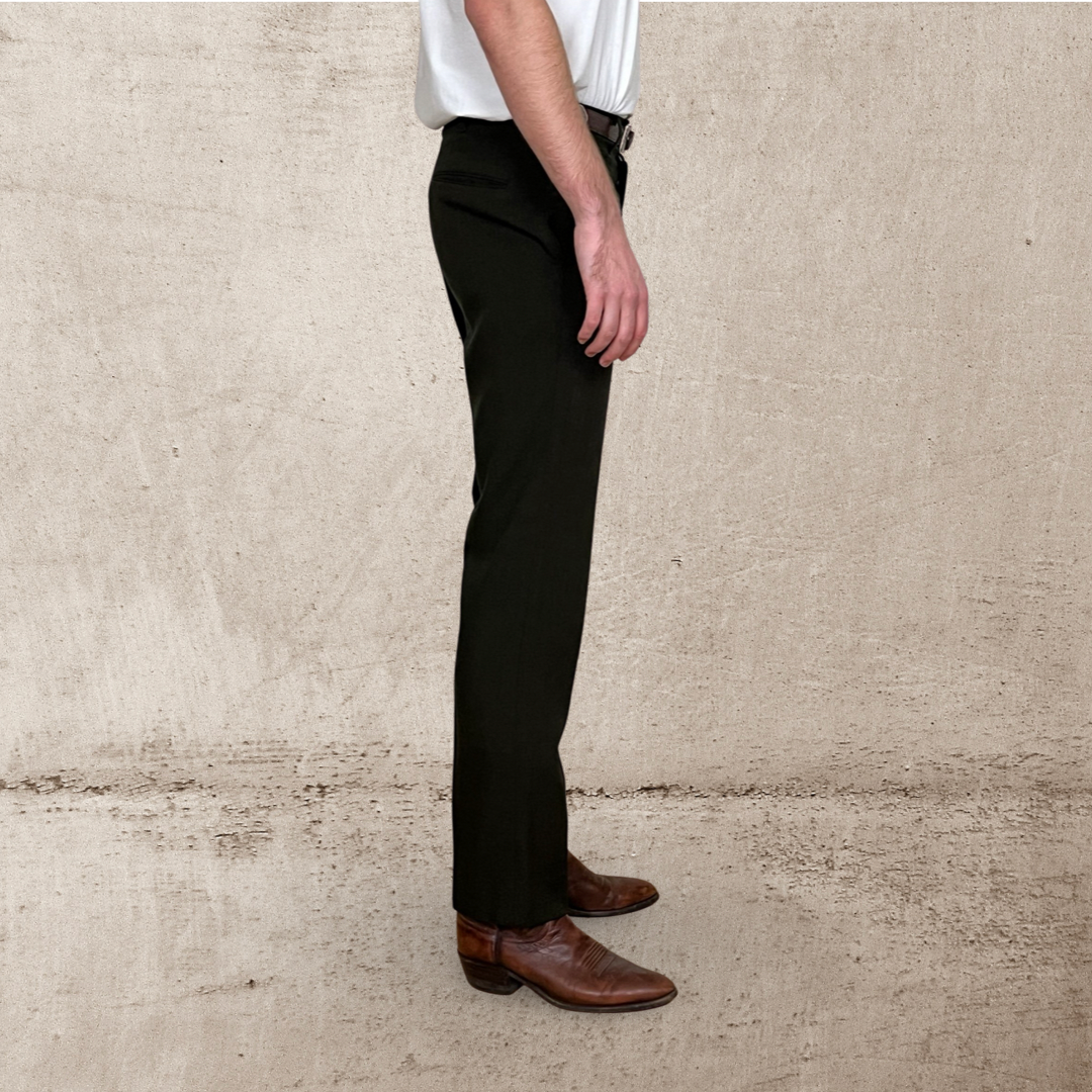 70s VINTAGE CAMPUS PERMANENT PRESS SLACKS (32)