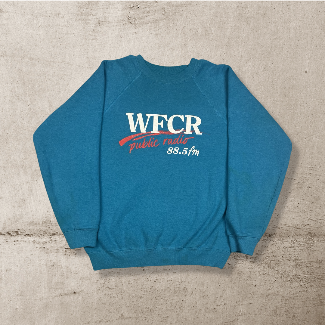 80s WFCR RADIO CREWNECK SWEATSHIRT (M/S)