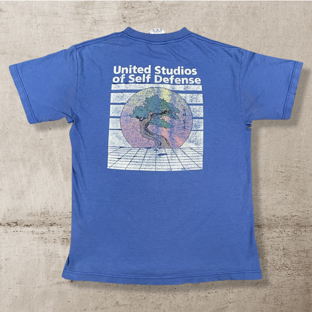 90s "UNITED STUDIOS OF SELF DEFENSE" VINTAGE T-SHIRT (M)