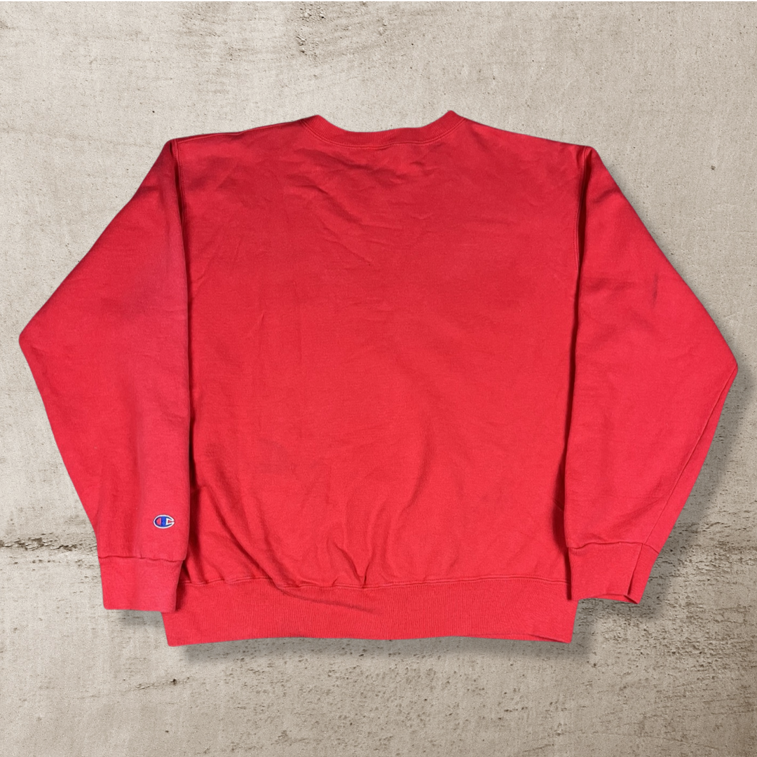 90s CHAMPION USA EMBROIDERED LOGO SWEATSHIRT (XL)