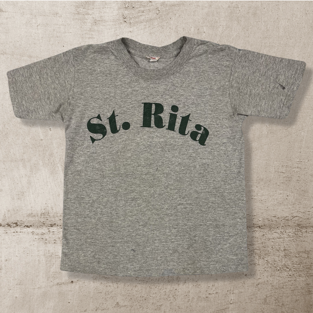 90s VINTAGE ST. RITA ACADEMY T-SHIRT (S)