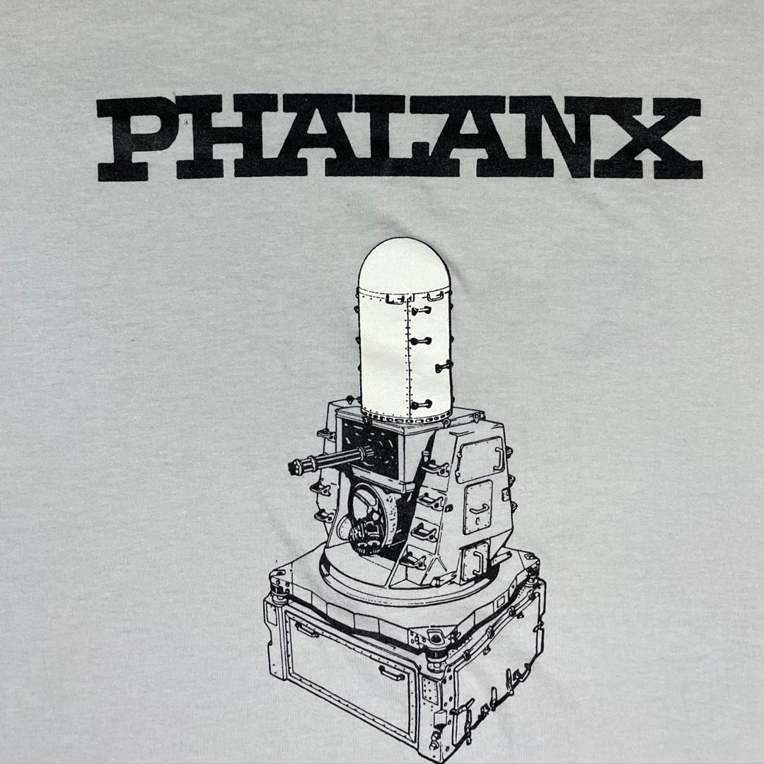 90s PHALANX CIWS MILITARY NAVY WEAPON T-SHIRT (XL)