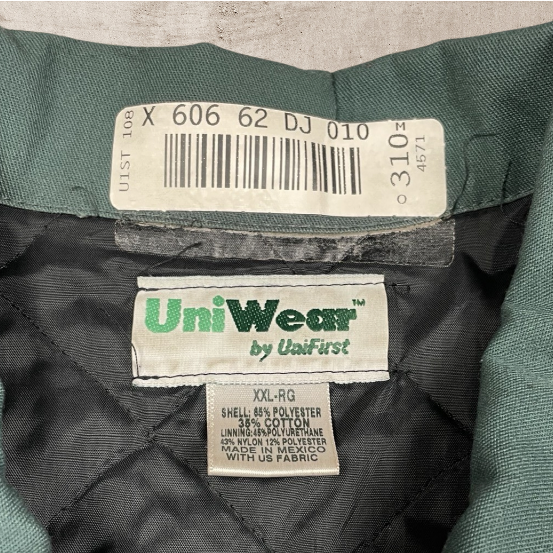 90s VINTAGE "DAMIAN" LINED UNIWEAR MECHANICS WORK JACKET (XXL)