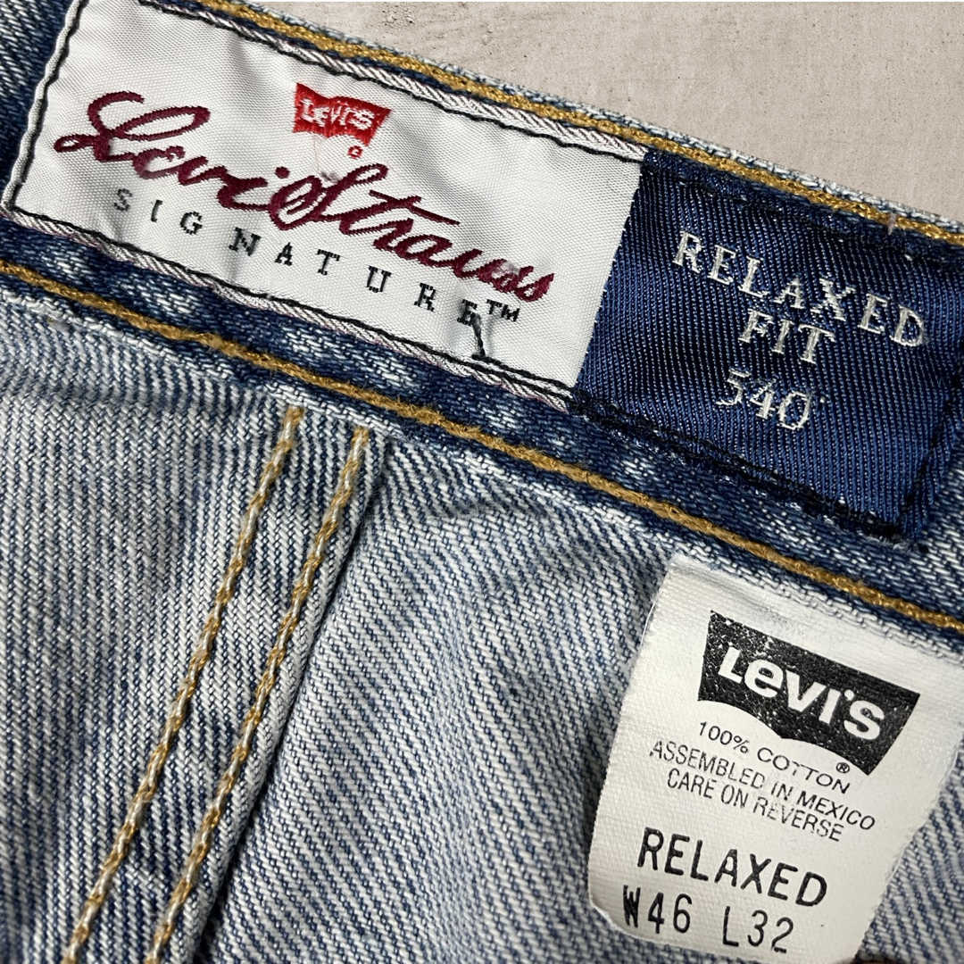 90s LEVI'S 540 BROWN TAB JEANS (44X33)