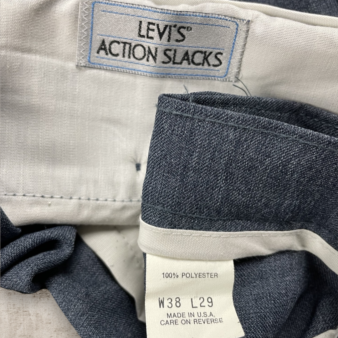 90s USA LEVI'S ACTION SLACKS (38X29)