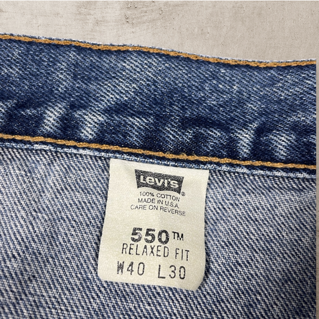 90s USA LEVI'S 550 JEANS (38X30)