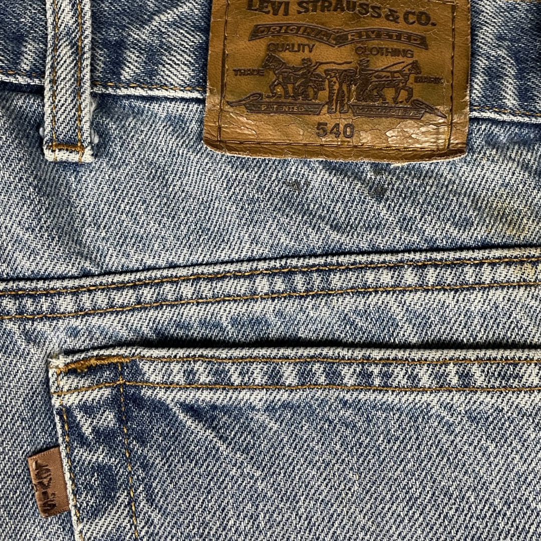 90s LEVI'S 540 BROWN TAB JEANS (44X33)