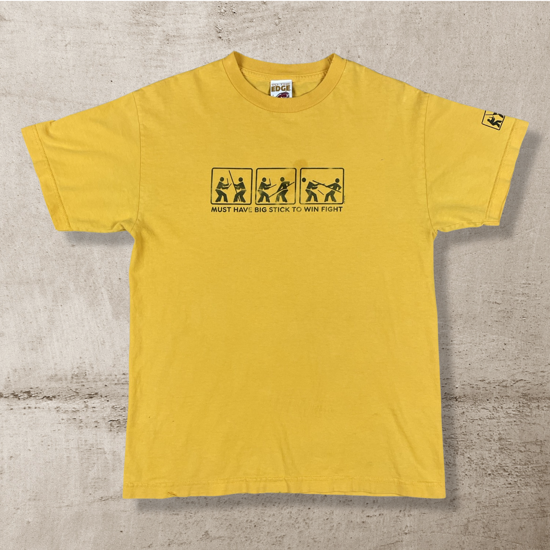 Y2K MARTIAL ARTS "TO THE EDGE" T-SHIRT (M)