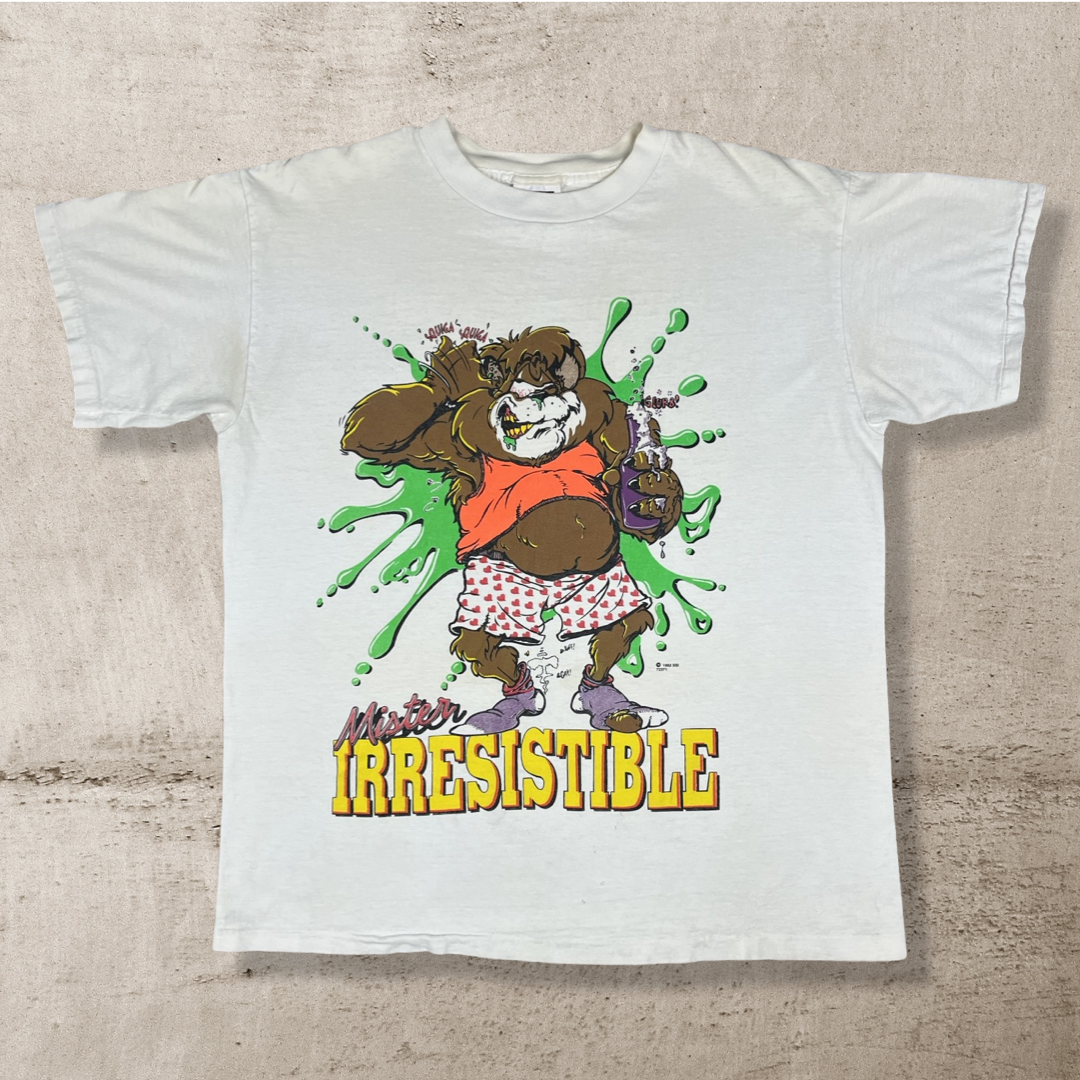 90s MR IRRESISTIBLE CARTOON T-SHIRT (L)