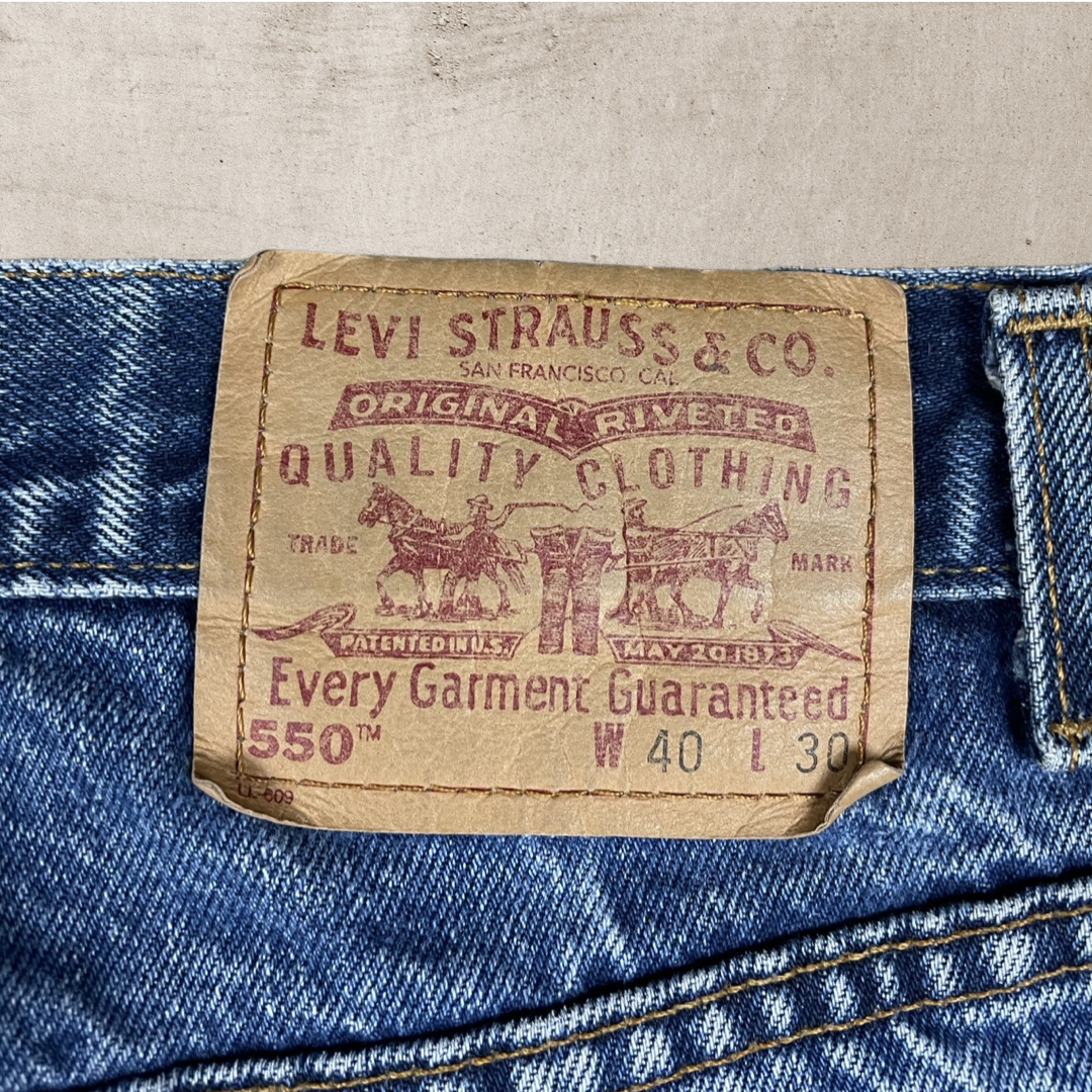 90s USA LEVI'S 550 JEANS (38X30)