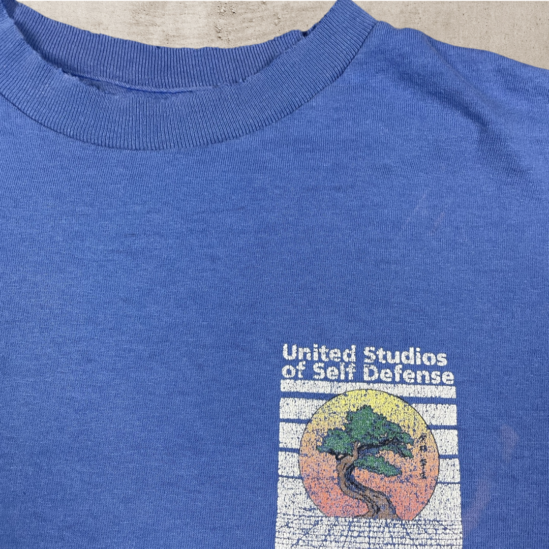 90s "UNITED STUDIOS OF SELF DEFENSE" VINTAGE T-SHIRT (M)