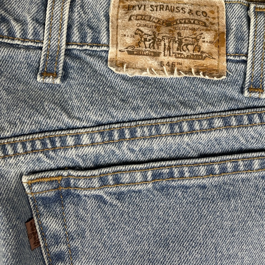 90s LEVI'S 545 BROWN TAB JEANS (42X32)