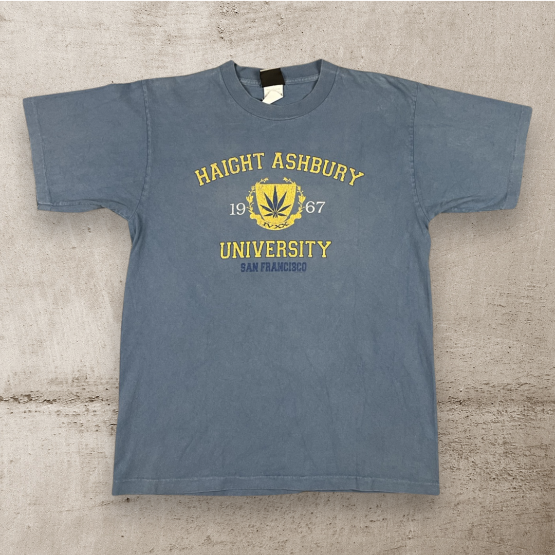 90s HAIGHT AHSBURY UNIVERSITY SAN FRANCISCO T-SHIRT (M)