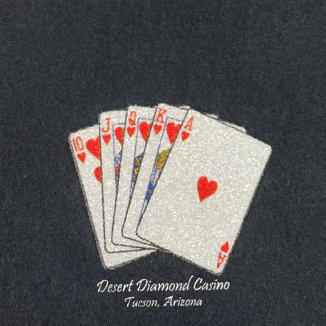 90s ARIZONA CASINO POKER T-SHIRT (XL)