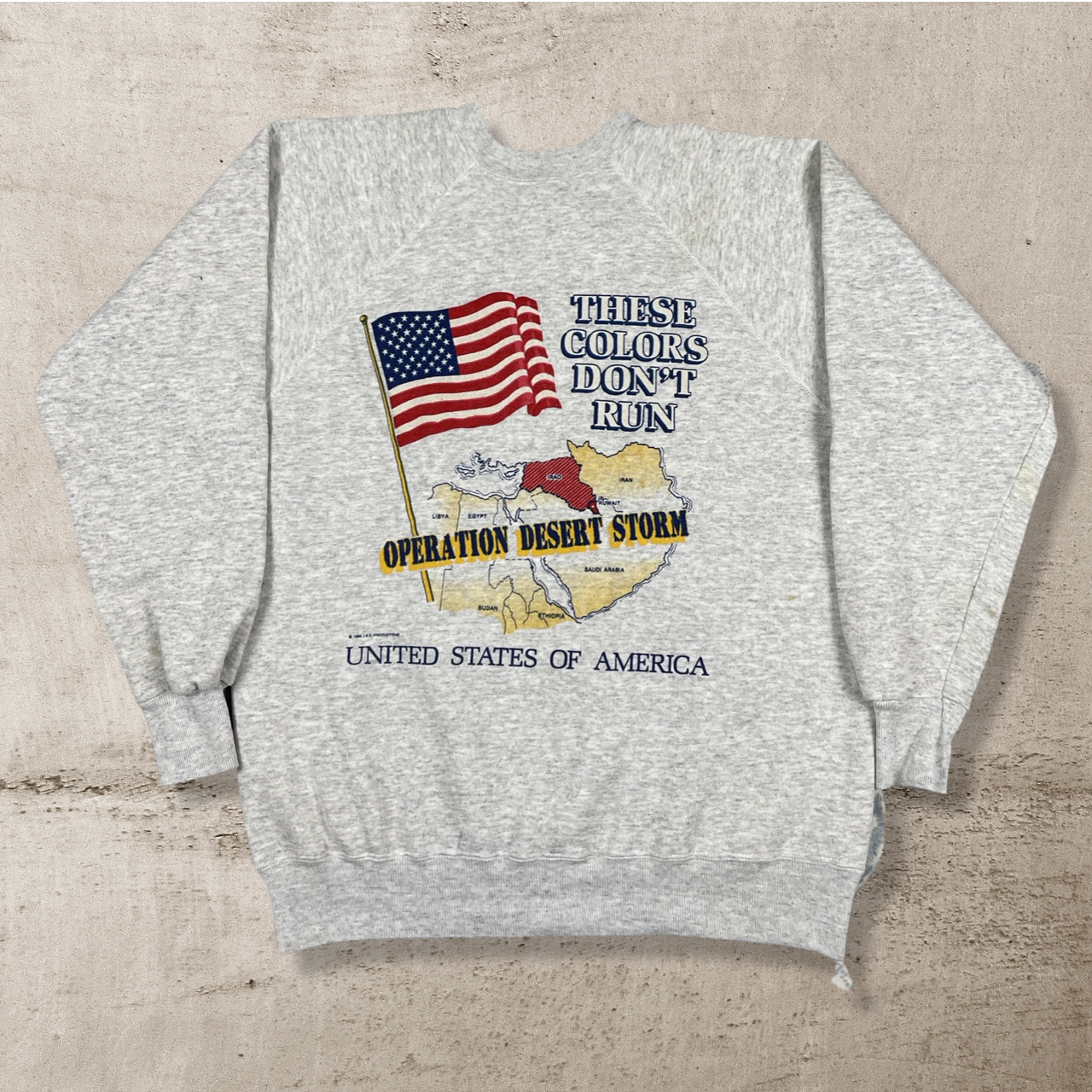 1990 OPERATION DESERT STORM SWEATSHIRT (XL/L)