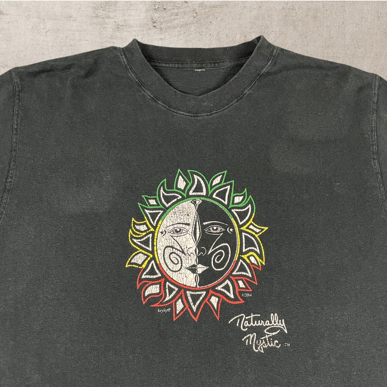 1990s VINTAGE "NATURALLY MYSTIC" T-SHIRT (L/XL)