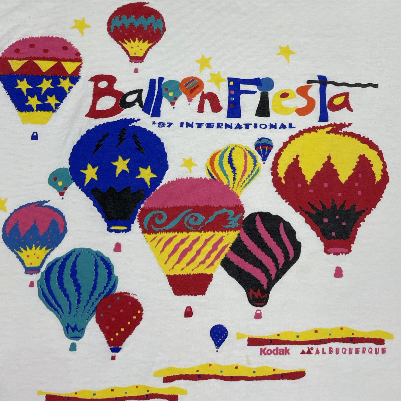 1990s VINTAGE "KODAK BALLON FESTIVAL" T-SHIRT (L)