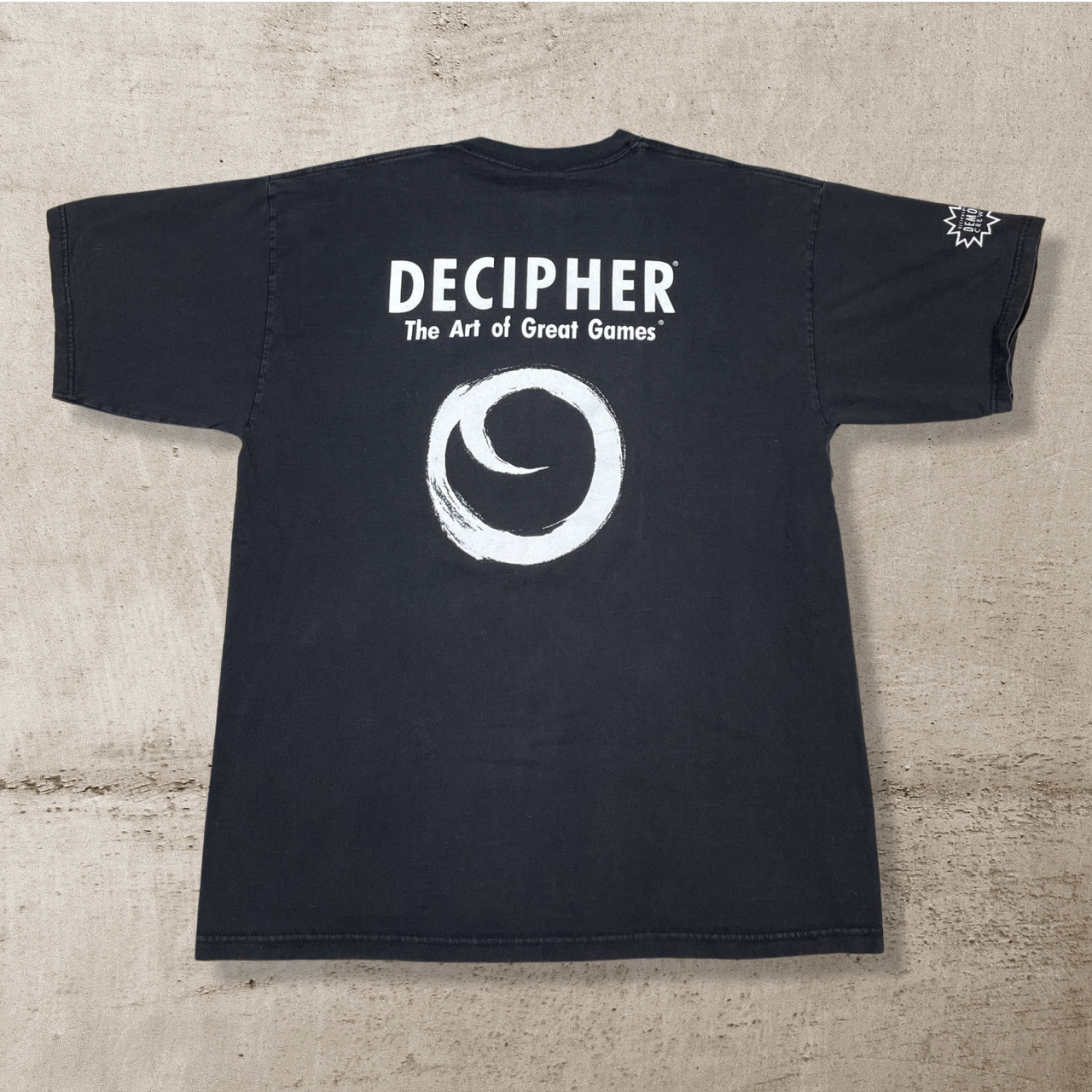 1999 VINTAGE "DECIPHER GAMING" T-SHIRT (XL)